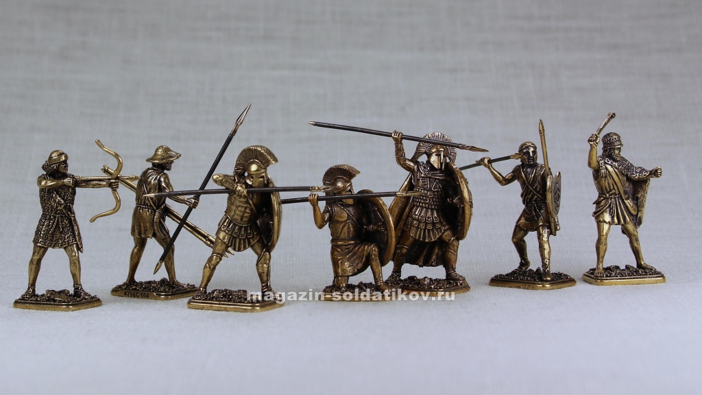 Греки. Битва при Платеях , 479 год до н.э. (набор из 7 фигур) 40 мм, Седьмая миниатюра