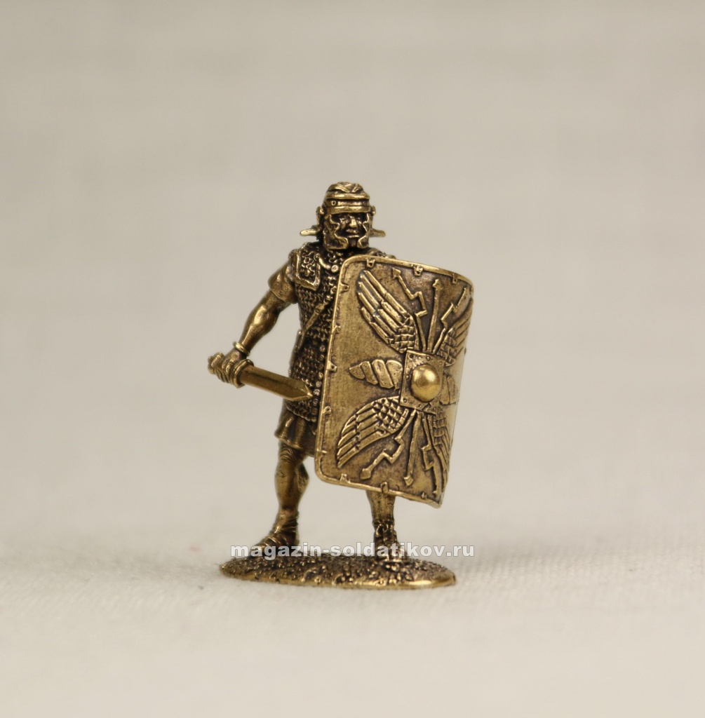 Римский легионер с гладиусом (снизу) 40 мм, Седьмая миниатюра