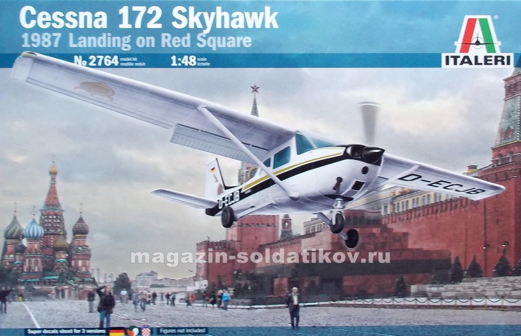 ИТ Самолет Cessna 172 Skyhawk (1/48) Italeri