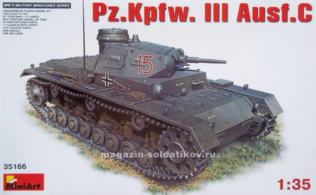 Pz.Kpfw.III Ausf.C, MiniArt (1/35)
