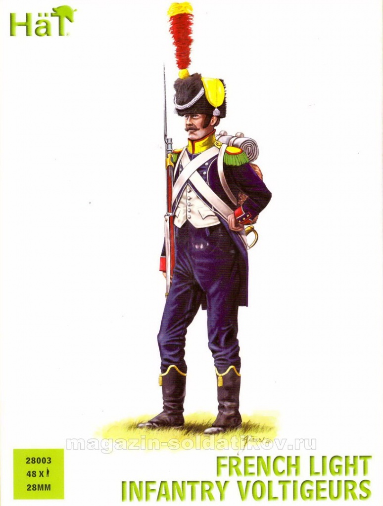 Napoleonic French Voltigeurs 28 mm, Hat