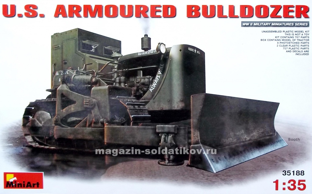 U.S. Armoured Buldozer
