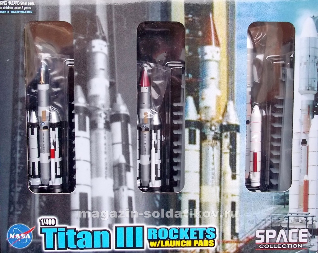 Д Ракеты Titan Rockets С Пусковыми Площадками (1/400) Dragon