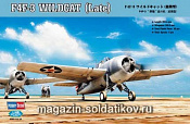 Сборная модель из пластика Самолет «F4F-3 Wildcat Late Version» (1/48) Hobbyboss - фото