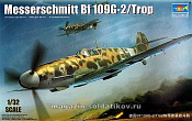 Сборная модель из пластика Cамолёт Messerschmitt Bf109 G-2/Trop (1:32) Трумпетер - фото