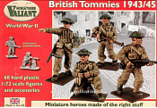Солдатики из пластика British Tommies 1944/45, 1:72, Valiant Miniatures - фото