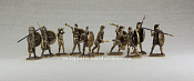 Миниатюра из бронзы 490BC 101-110 Греки Марафона, 490 год до н.э. (набор из 10 фигур) 40 мм, Седьмая миниатюра - фото