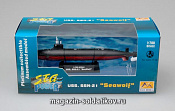Масштабная модель в сборе и окраске Подводная лодка USS. SSN-21 «Си Вулф» 1:700 Easy Model - фото