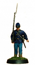 Сборная миниатюра из металла Федеральный пехотинец (40 мм) Драбант - фото