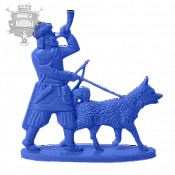 Солдатики из пластика Ловчий (синий), Воины и битвы - фото