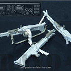 Сборная миниатюра из смолы US M60 Pig Machinegun (1/35), Bravo 6