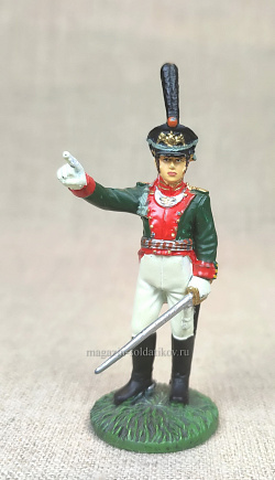 №16 - Обер-офицер лейб-гвардии Литовского полка в летней парадной форме, 1812 г.