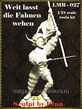 Сборная миниатюра из смолы Weit lasst die Fahnen wehen, 90 мм, Legion Miniatures - фото