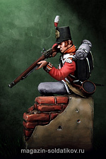 Сборная миниатюра из металла Английский пехотинец, 1812 - 1815 (54 мм) Soldiers of Fortune - фото