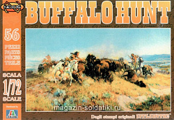 Солдатики из пластика АТЛ 017 Фигурки Buffalo Hunt (1/72) Nexus