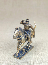 Миниатюра из бронзы Всадник перс Арзани (лучник), 40 мм, Седьмая миниатюра - фото