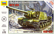 Сборная модель из пластика Советский истребитель танков ИСУ-122 (1/72) Звезда - фото