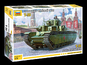 Сборная модель из пластика Советский тяжелый танк Т-35 (1/72) Звезда - фото