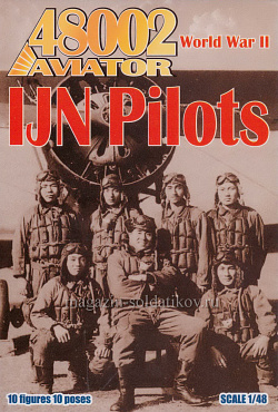 WW2 IJN pilots and ground crew, 1:48, Aviator