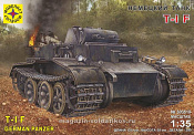 Сборная модель из пластика Немецкий танк Т-I F 1:35 Моделист - фото