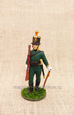 Унтер-офицер Лейб-гвардии Егерского батальона. Россия, 1802-04 гг., 54мм - фото