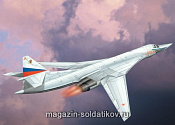 Сборная модель из пластика Стратегический бомбардировщик Ту-160 (1/288) Восточный экспресс - фото
