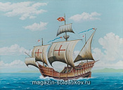 Сборная модель из пластика Корабль Колумба «Санта Мария» 1:150 Моделист - фото