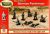 Солдатики из пластика German Paratroops, 1:72, Valiant Miniatures - фото