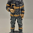 Пожарный, фигурка 16 см на подставке