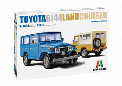 Сборная модель из пластика ИТ Автомобиль Toyota BJ44 Land Cruiser Hard top or Soft top (1/24) Italeri