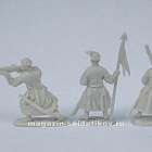 Сборные фигуры из смолы Польская пехота (набор 3 фигуры), 28 мм, Кордегардия (Москва)