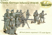 Солдатики из пластика Classic German Infantry 1943/45, 1:72, Valiant Miniatures - фото
