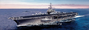 Сборная модель из пластика ИТ Корабль USS Saratoga CV-60 (1/720) Italeri - фото