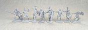 Сборная миниатюра из смолы Гладиаторы Н 8 шт, 40 мм, Золотой дуб - фото
