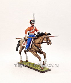 Миниатюра из олова Лейб-гвардии казак (конная фигура), 54 мм, Студия Большой полк