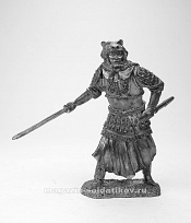 Миниатюра из олова 5258 СП Древнекитайский воин, V в.н.э. 54 мм, Солдатики Публия - фото