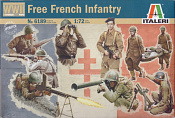 Солдатики из пластика Набор солдатиков WWII: FREE FRENCH INFANTRY (1/72) Italeri - фото