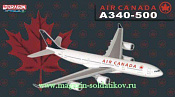 Масштабная модель в сборе и окраске Д Самолет в сборе Air Canada A-340 (1:400) Dragon - фото