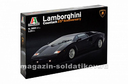 Сборная модель из пластика ИТ Автомобиль Lamborghini Countach (1/24) Italeri