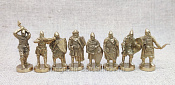 Фигурки из бронзы Русичи (набор 8 шт) 35 мм, Unica - фото