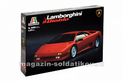 Сборная модель из пластика ИТ Автомобиль Lamborghini Diablo (1/24) Italeri