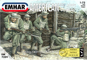 Солдатики из пластика EM 7209 American Infantry, 1:72, Emhar - фото