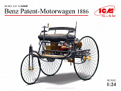 Сборная модель из пластика Автомобиль Бенца 1886 г., 1:24, ICM - фото