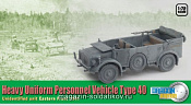 Масштабная модель в сборе и окраске Д Военный автомобиль тип 40 (1/72) Dragon - фото