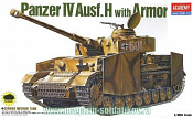 Сборная модель из пластика Немецкий танк Pz-IV H with armor (1:35) Академия - фото