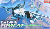 Сборная модель из пластика Самолет F-14А Tomcat 1:72 Академия - фото