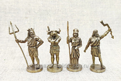 Фигурки из бронзы Мифы и легенды (набор 4 шт) 40 мм, Unica