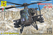 Сборная модель из пластика Вертолет A-129 «Мангуста» 1:72 Моделист - фото