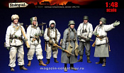Сборные фигуры из смолы Немецкие пехотинцы 1/48 Stalingrad - фото