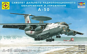 Сборная модель из пластика 214461 Самолет дальнего радиолокационного обнаружения и управления А-50, (1/144), Моделист - фото